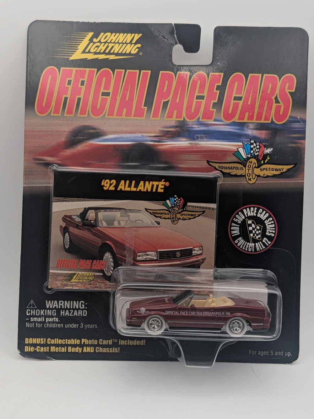'92 Allanté Official Pace Car - - Burgundy